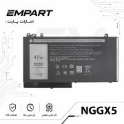 باتری لپ تاپ دل Dell Latitude E5570 NGGX5