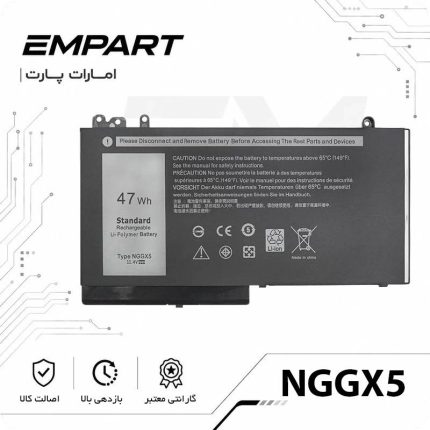 باتری لپ تاپ دل Dell Latitude E5570 NGGX5