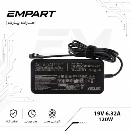 آداپتور لپ تاپ ایسوس ASUS Slim 19V 6.32A